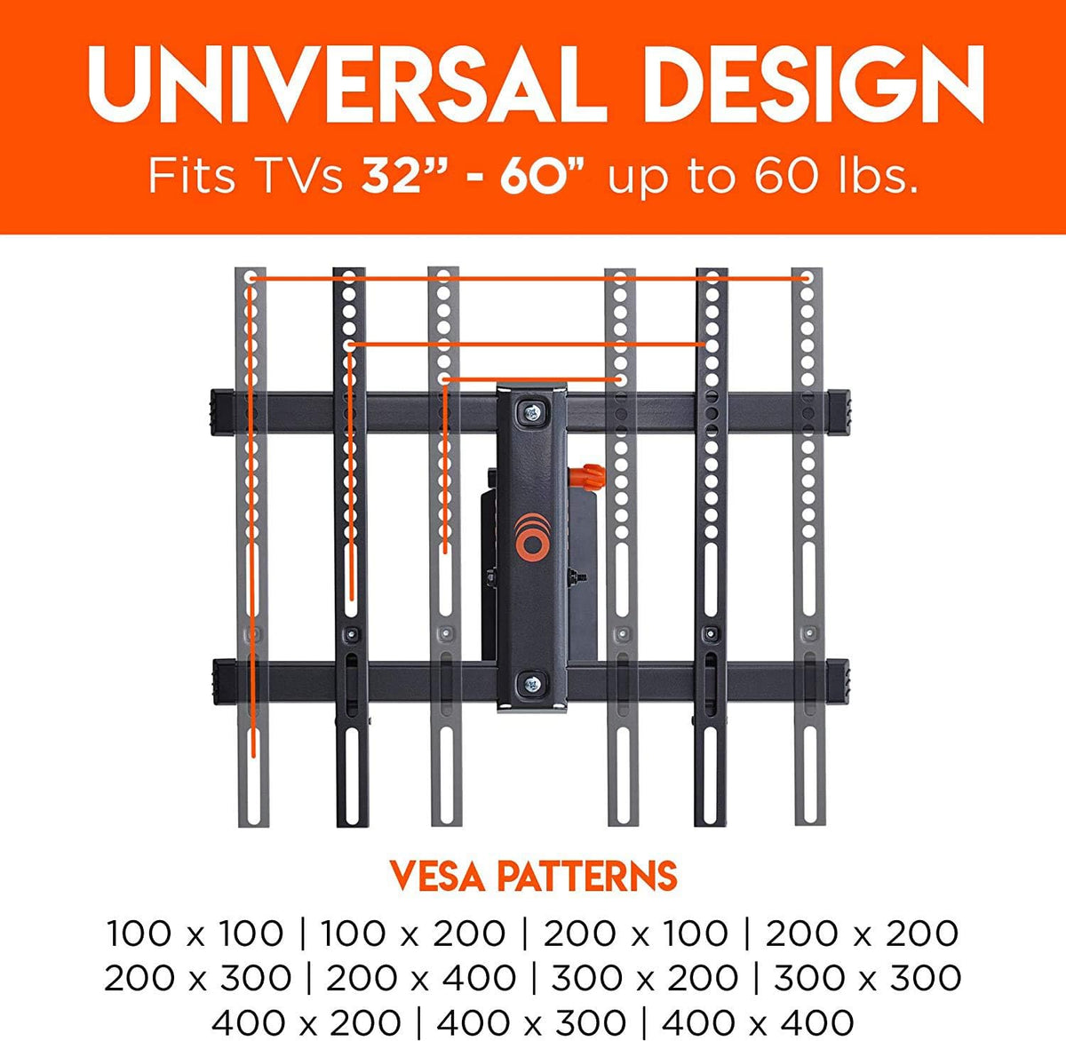 Swivel Full Motion TV Wall Mount for TVs Up to 60 B7482