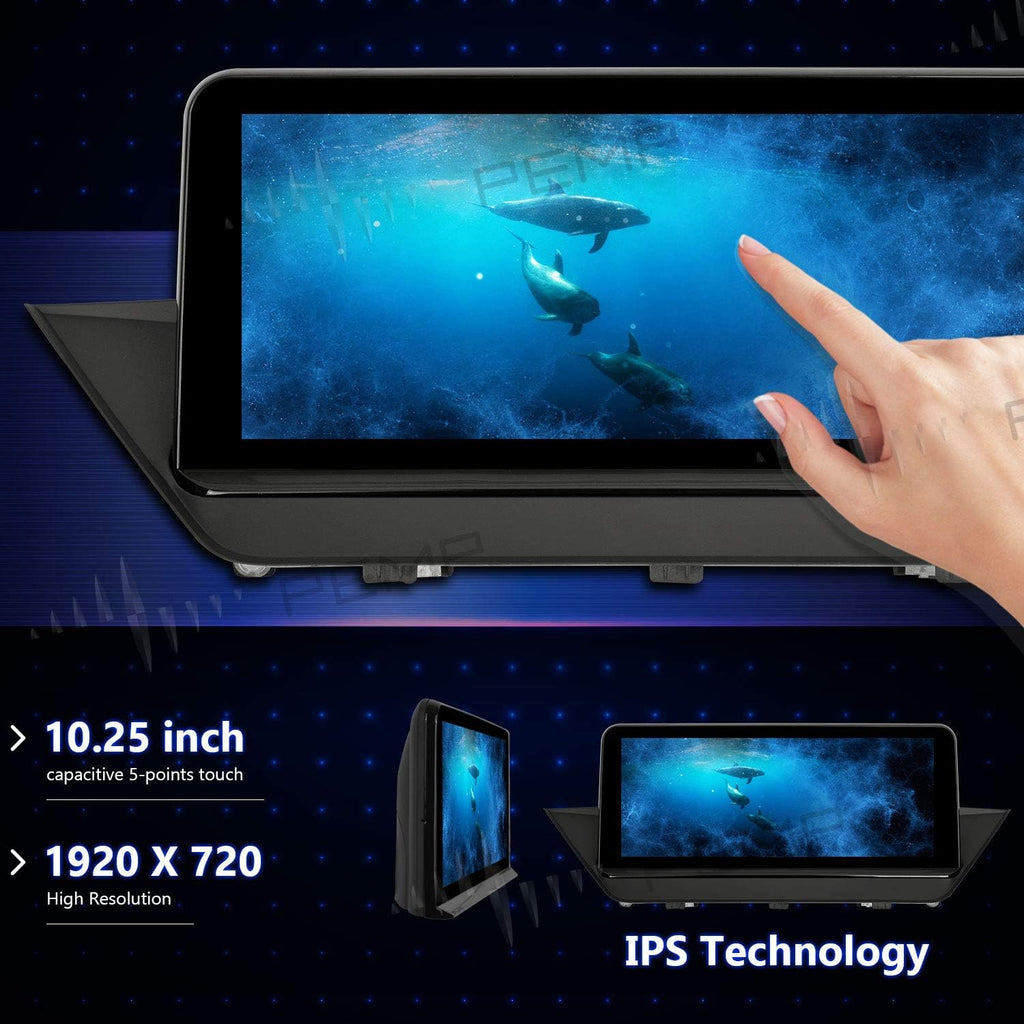 10.25 inch IPS Touch Screen CarPlay Android auto for BMW X1 E84 H13064