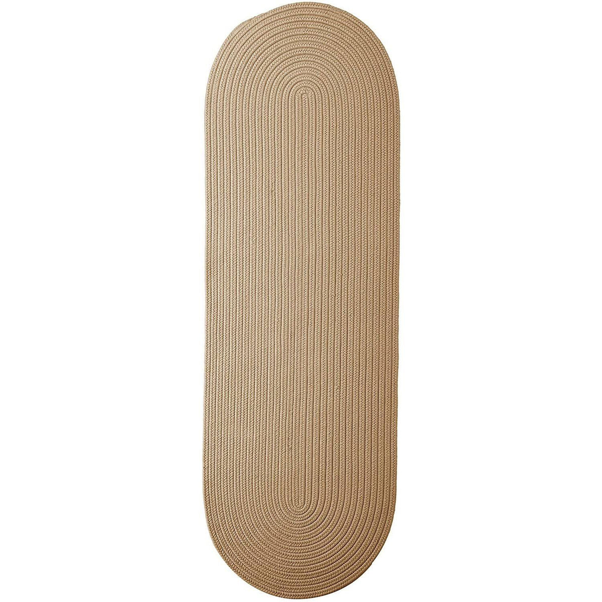Cuban Sand 3' Round Braided Rug Q84539