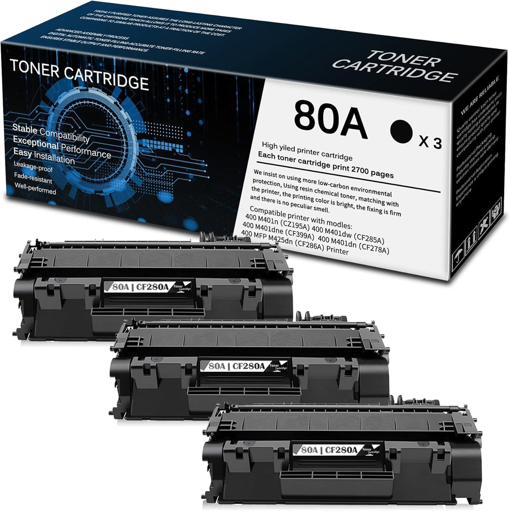 Black Toner Cartridge 3 Pack E11811