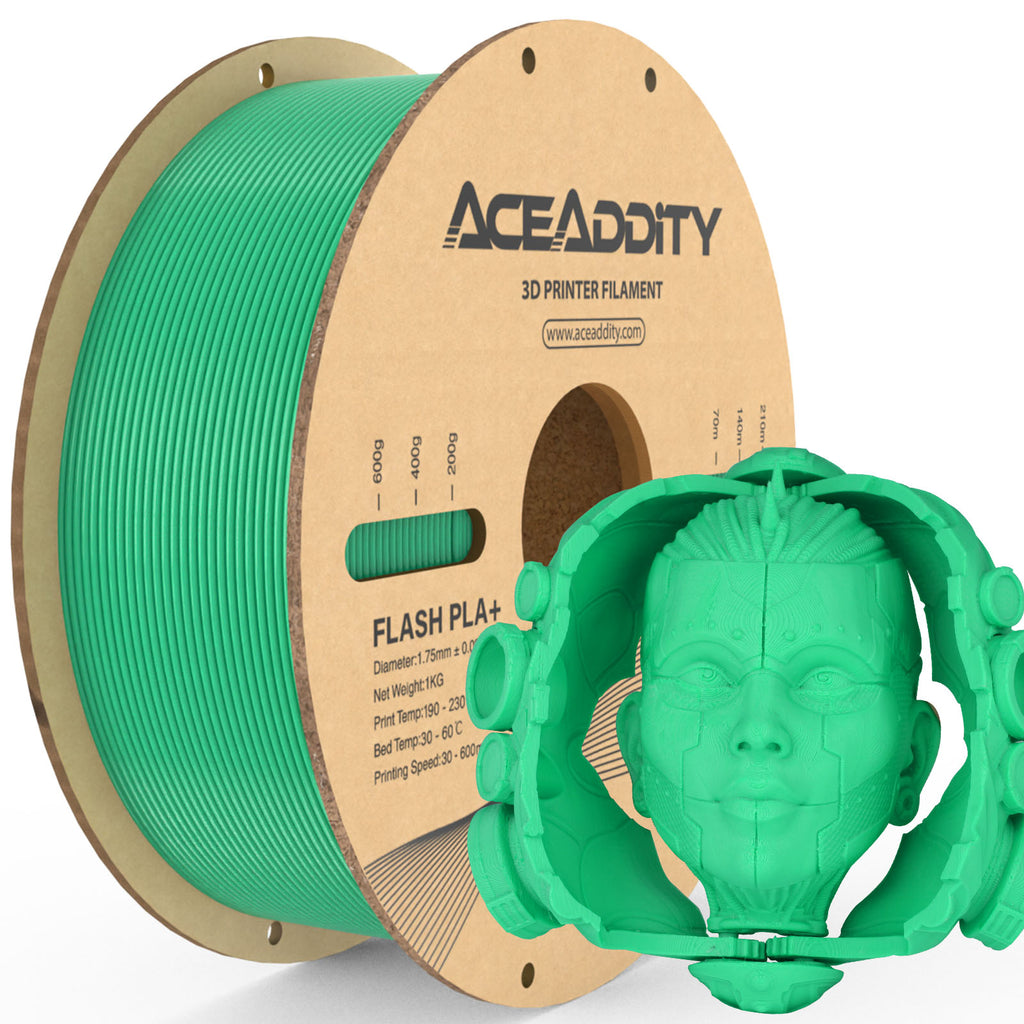 Green PLA+ Filament 1.75mm 1KG 6 Rolls T20613