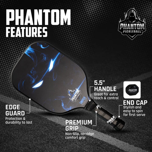 13mm T800 Carbon Fiber Pickleball Paddle with Cover H606563