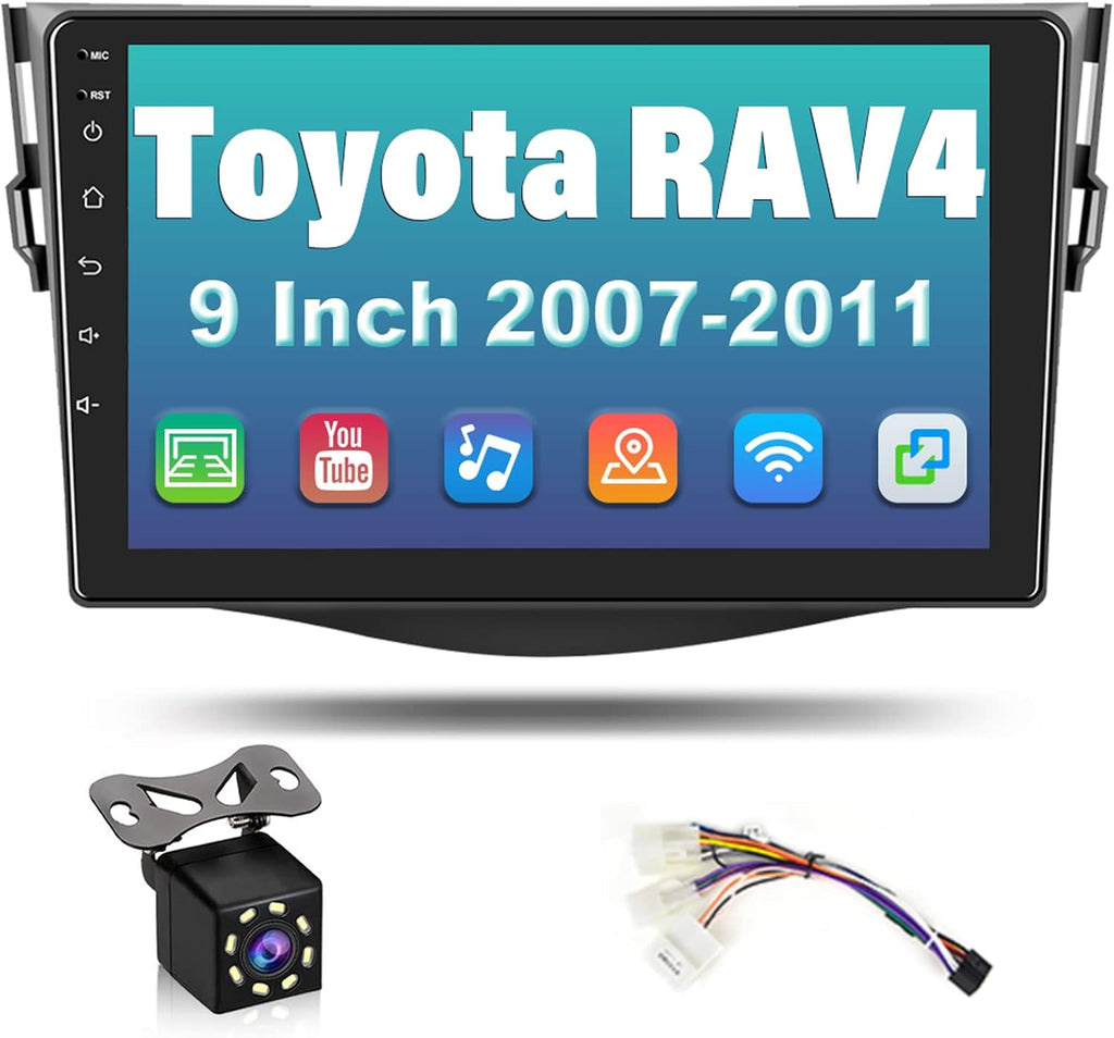 9 Inch Touchscreen Car Stereo with Backup Camera T9470