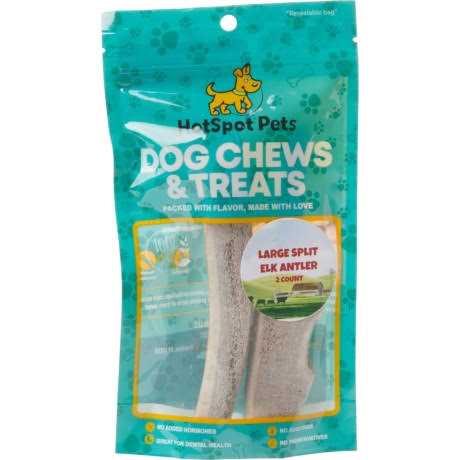 Split Elk Antlers for Dogs F647