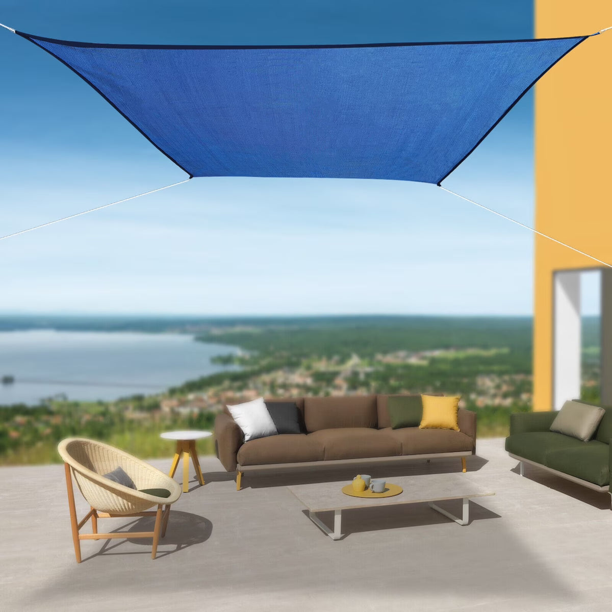 16' x 20' Sun Shade Net Mesh Tarp with Grommets Shade Cloth C6659