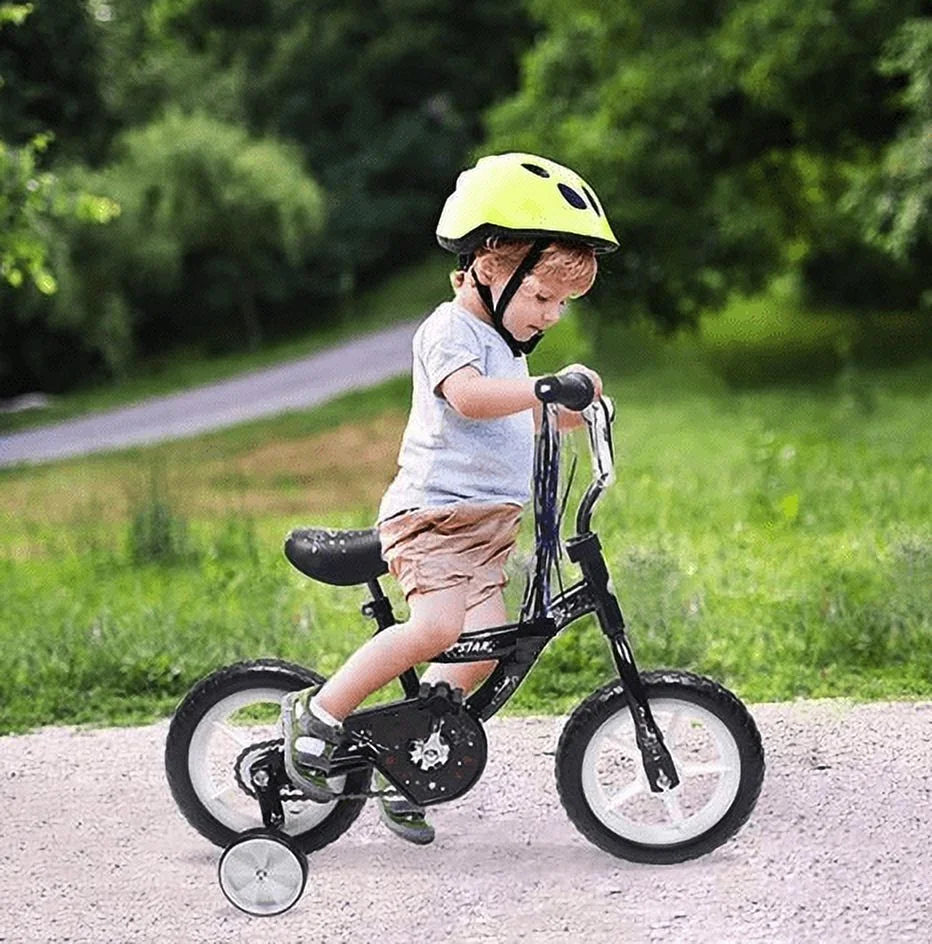 12 Kid's Beginner Bicycle Foam Tire Black C897