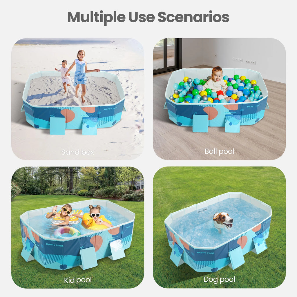 Foldable Swimming Pool Blue T188420