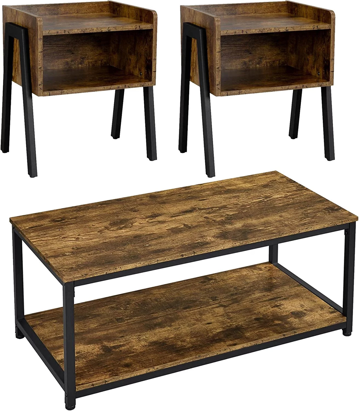 3-Piece Coffee Table & End Tables Q9098