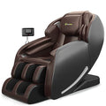 Brown Full Body Zero Gravity SL-Track Shiatsu Massage Recliner Chair D575277