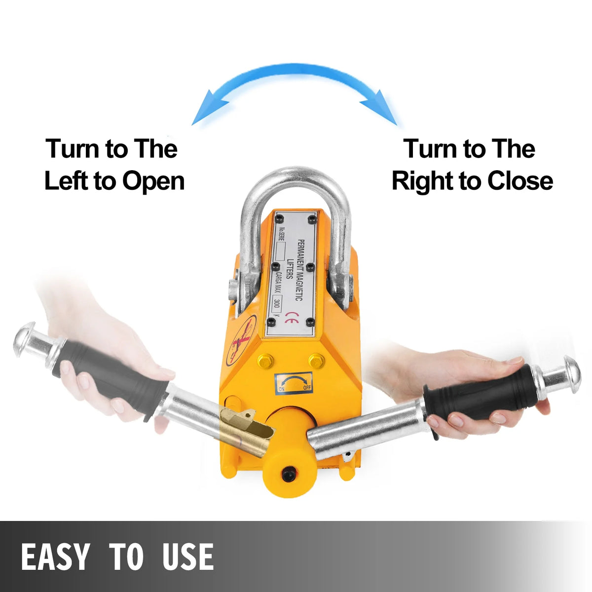 660lbs Steel Magnetic Lifter with Handle C73615