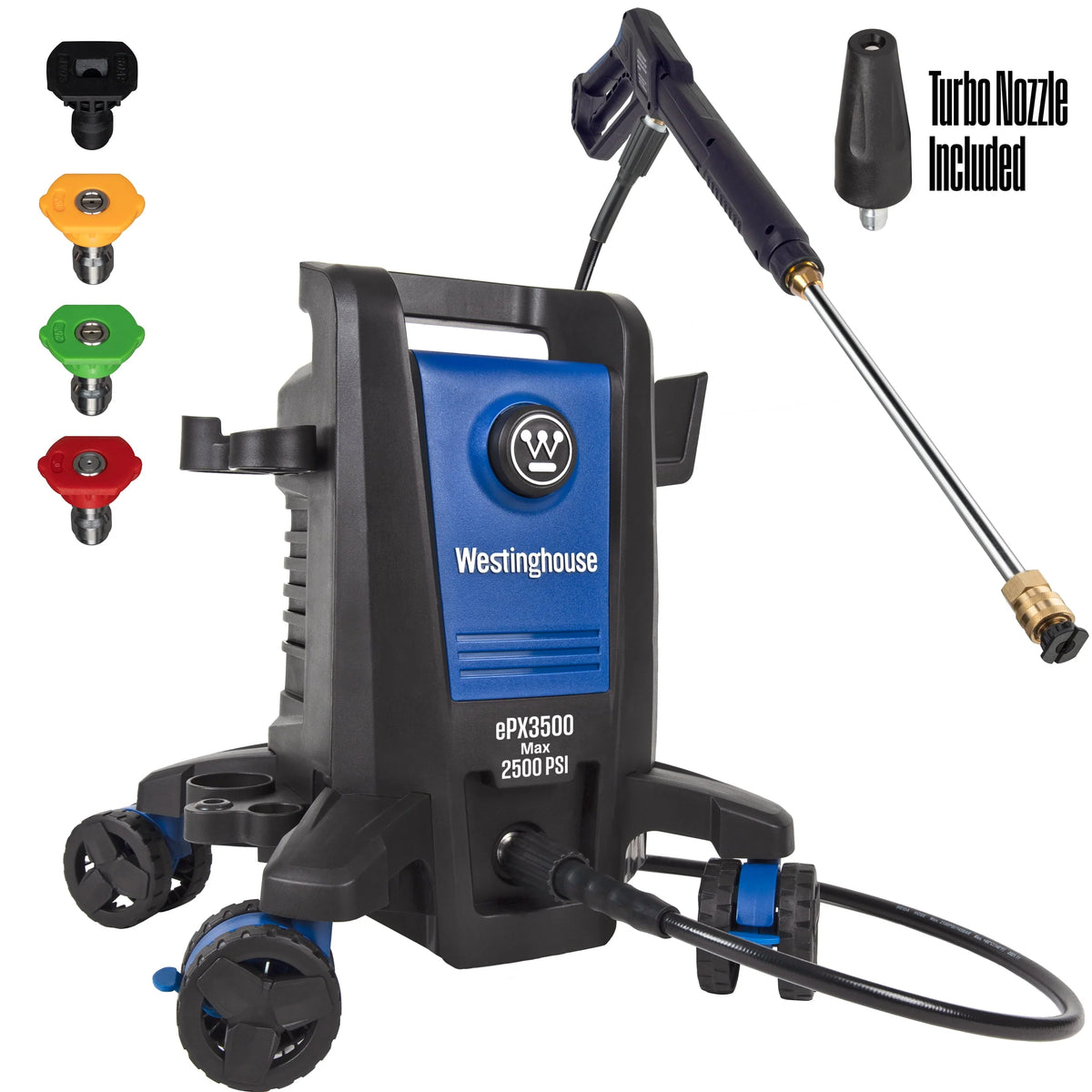 Electric Pressure Washer 2500-PSI 1.76-GPM 5 Nozzles S245