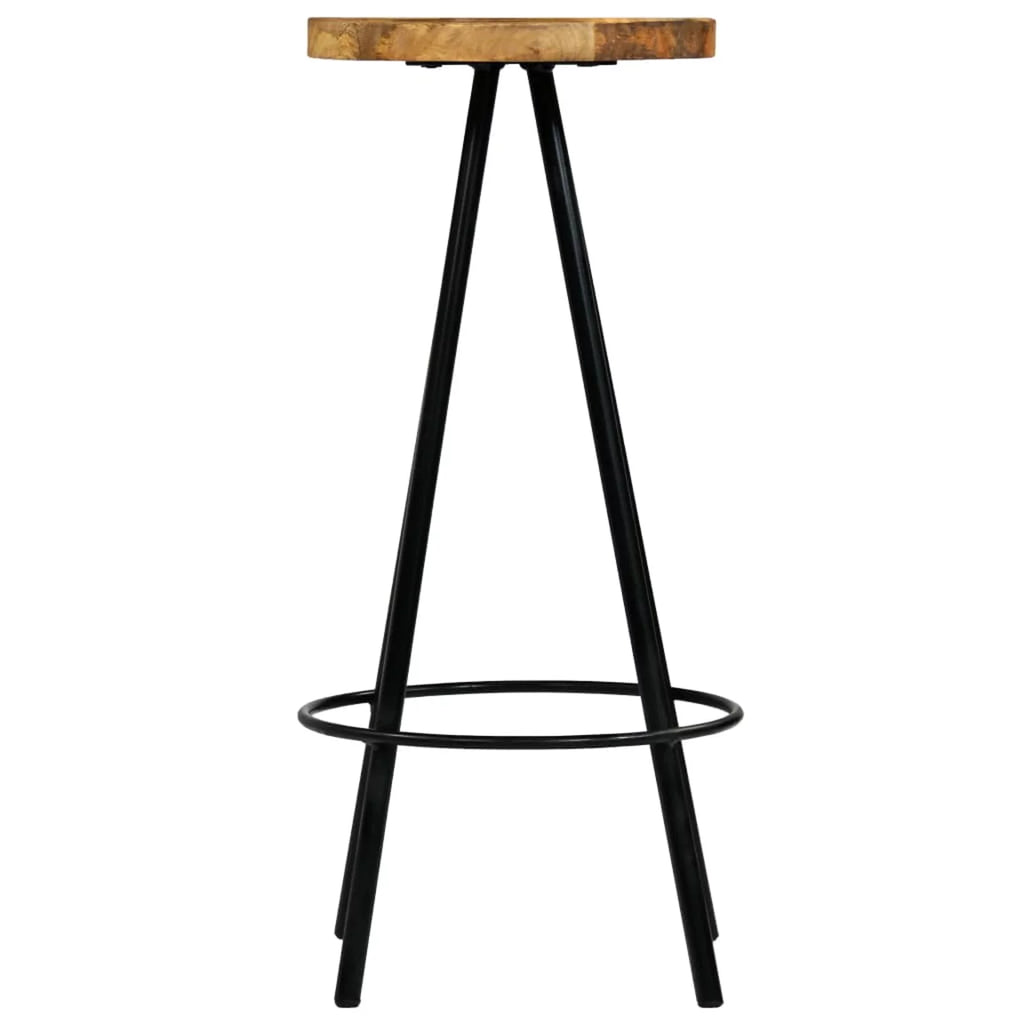 Solid Mango Wood Bar Stools 4 pcs U253