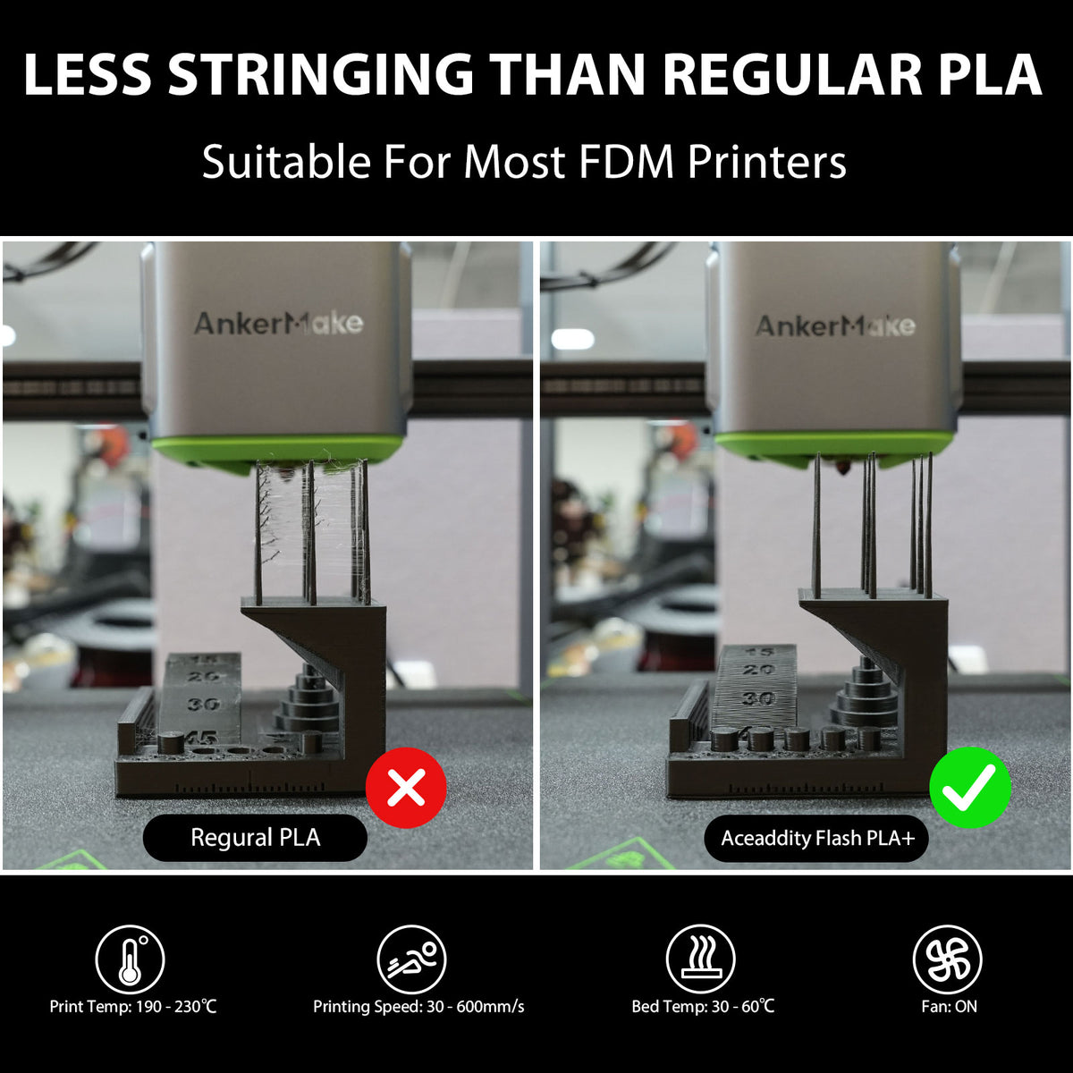 Green PLA+ Filament 1.75mm 1KG 6 Rolls T20613