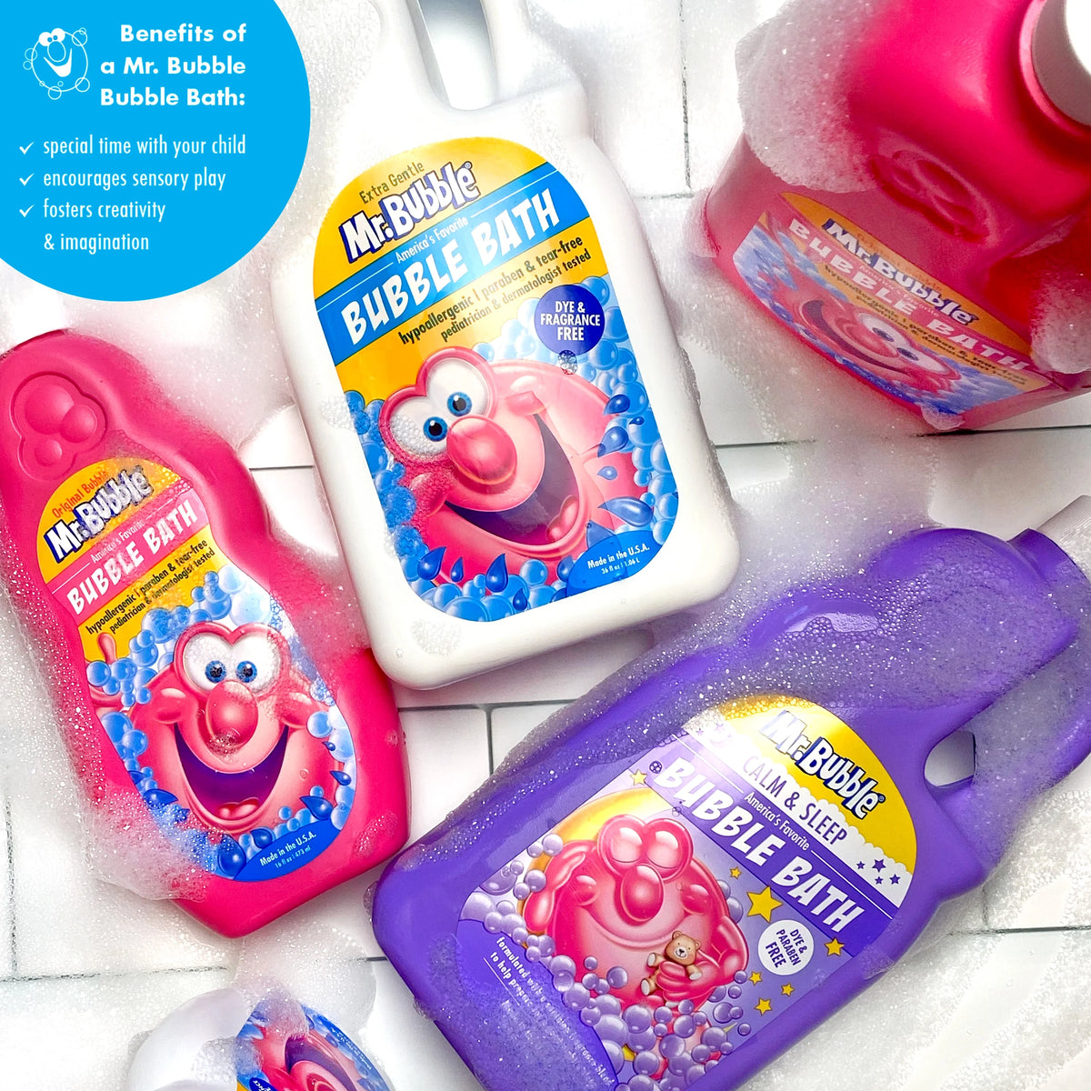 Fragrance Free Bubble Bath for Children, 16 fl oz, 2 Pack I481