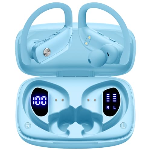 Wireless Bluetooth Earbuds with Earhooks Built-in Mic Black X31041