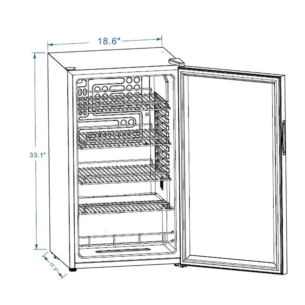 95 Can Freestanding Beverage Refrigerator G703415