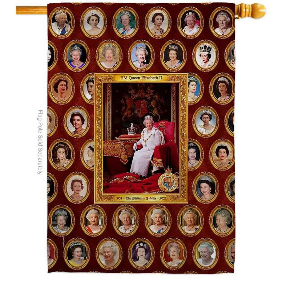 28 x 40 in. Double-Sided Decorative House Flag Q649668