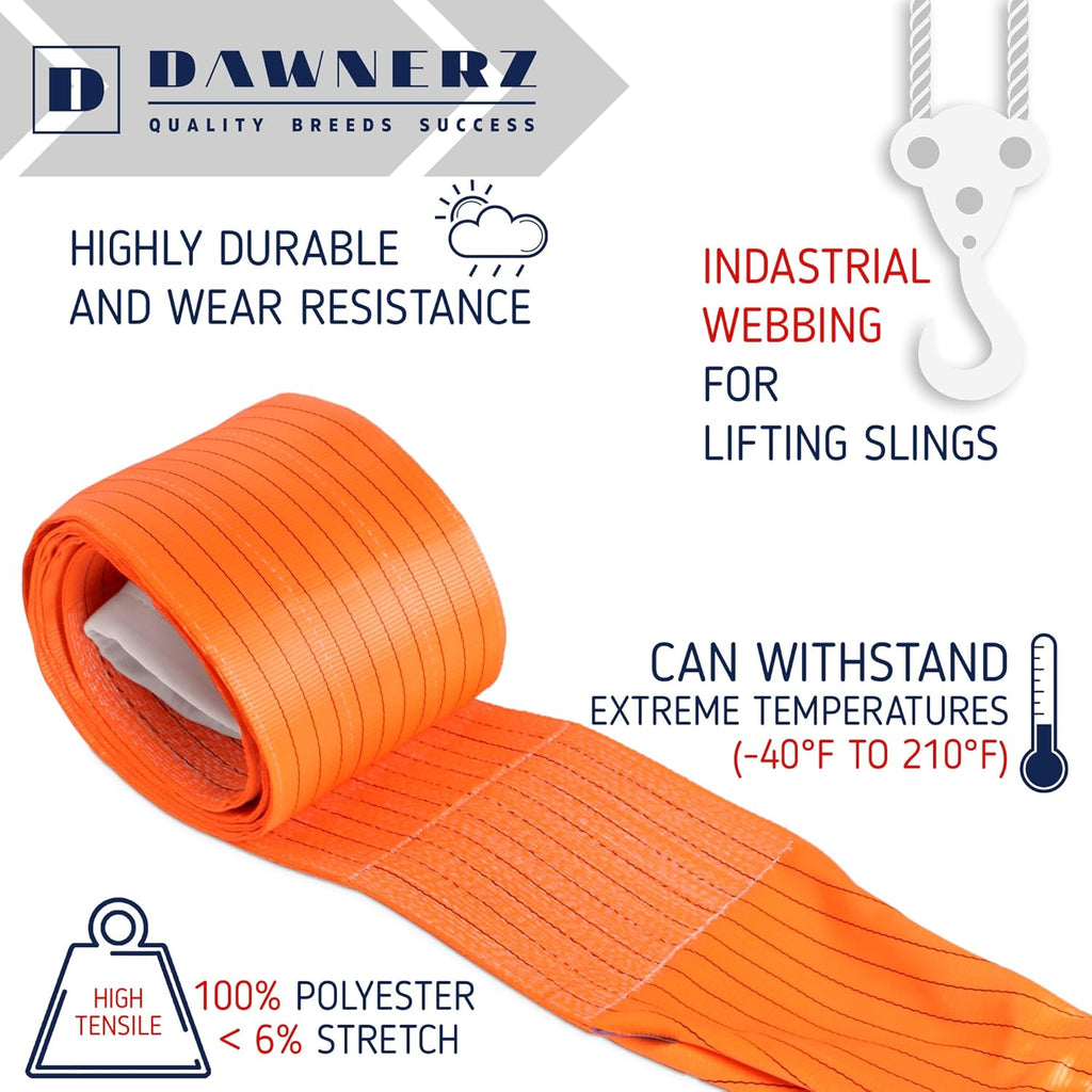 Tow Strap Heavy Duty 200000lbs 25ft Towing Rope J778920