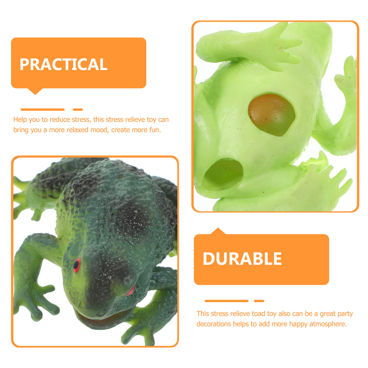 Squeeze Toad Toys Stress Relief Sensory Toys N21747