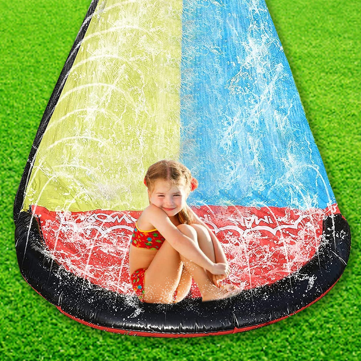 15.5ft Heavy Duty Slides and Crash Pad Y544874