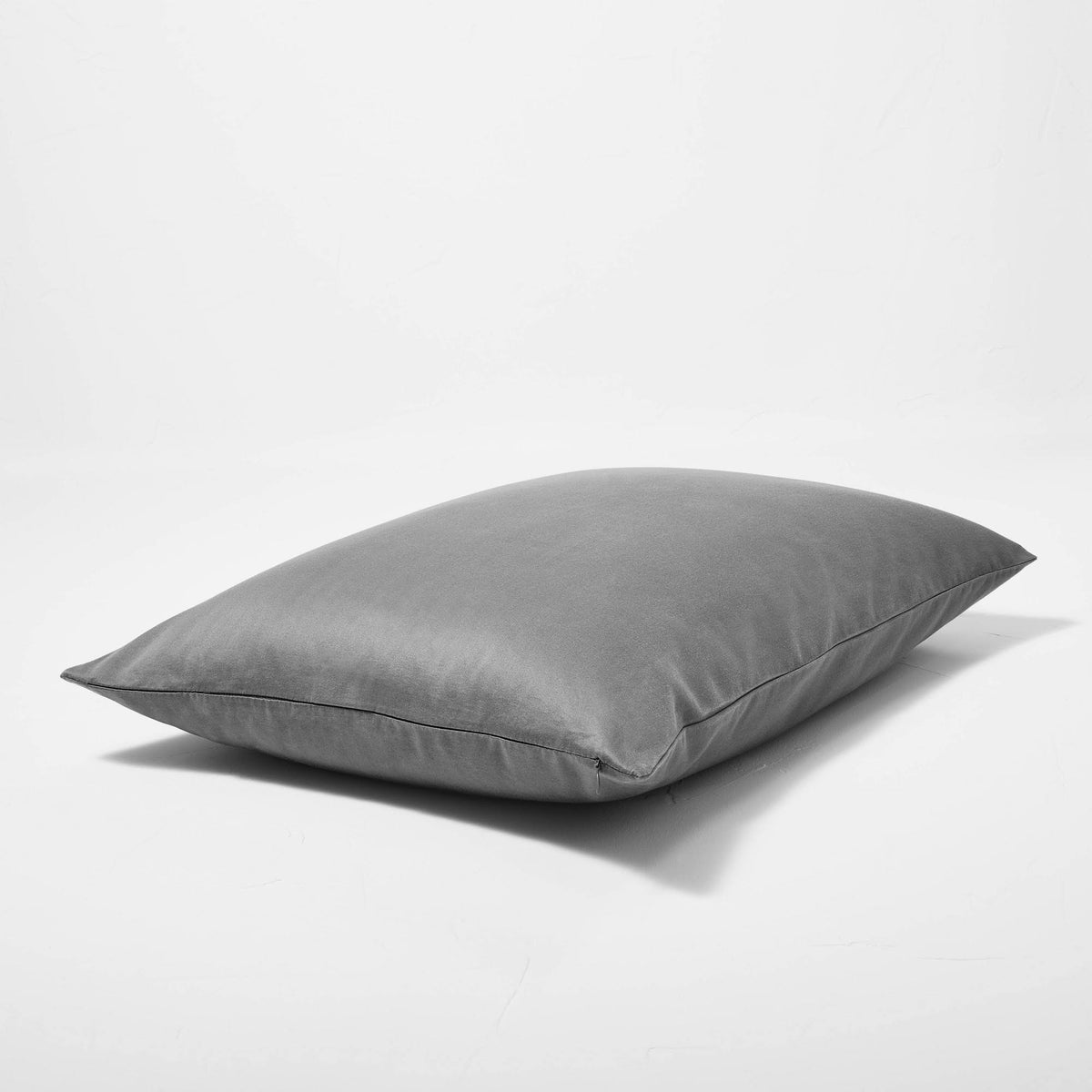 Full/Queen Supima Washed Sateen Duvet & Sham Set Dark Gray E931133