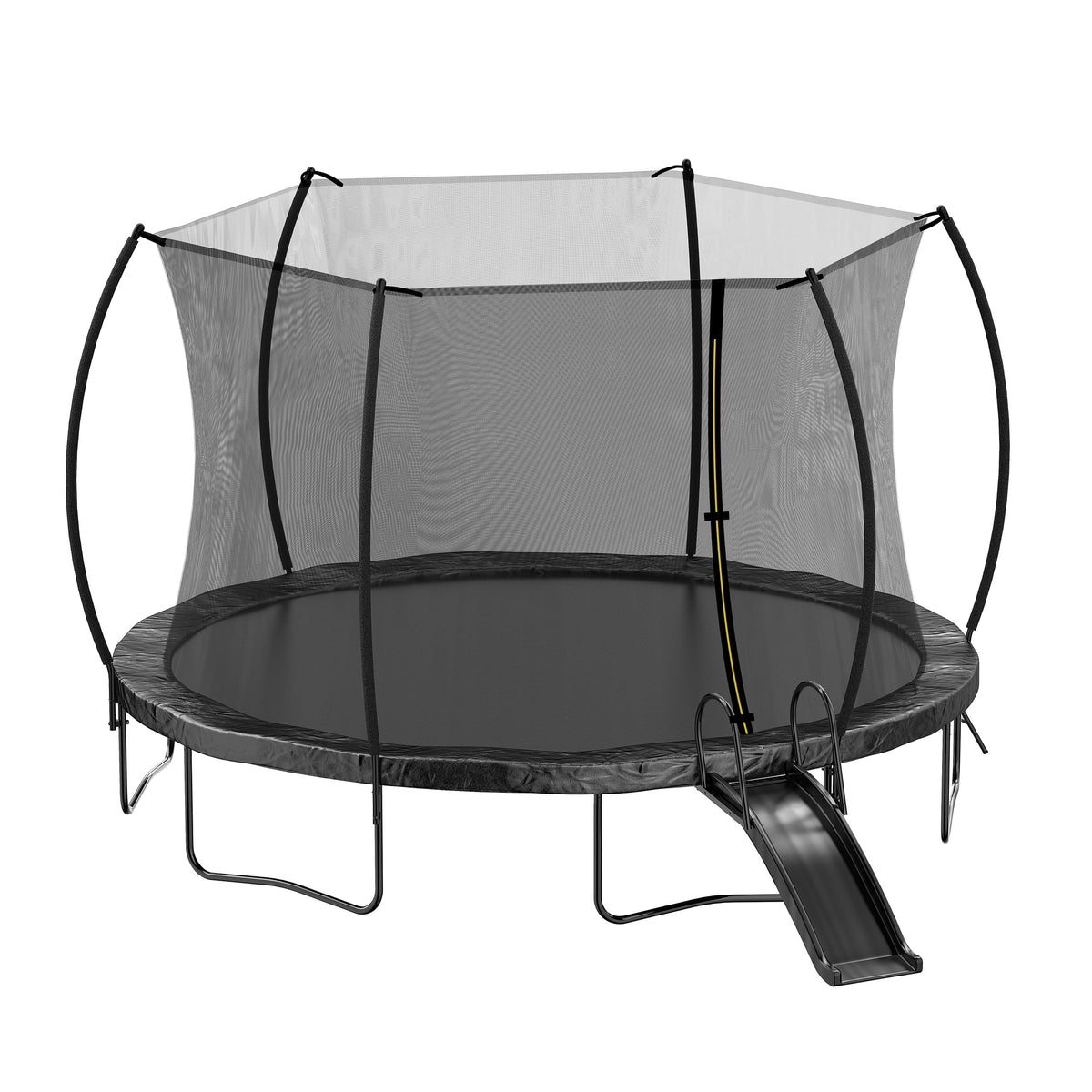12FT Trampoline with Slide and Ladder Q90575