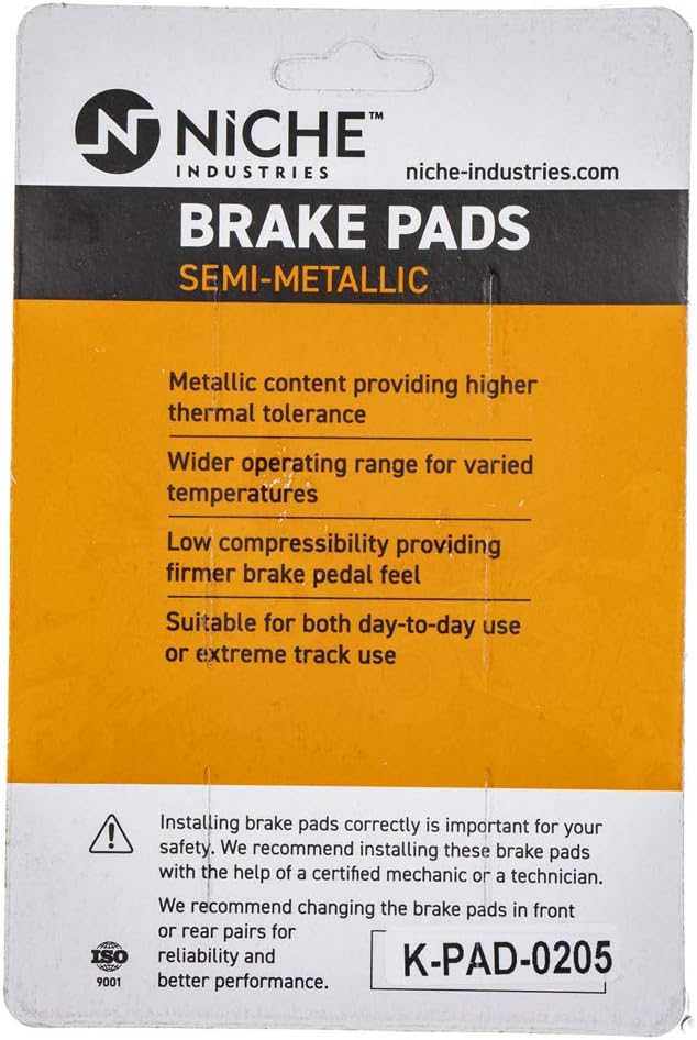 Semi-Metallic Brake Pad Set Pack of 2 X81493