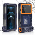 Waterproof Protective Case for Phones Up to 6.9 Inch with Lanyard G914754