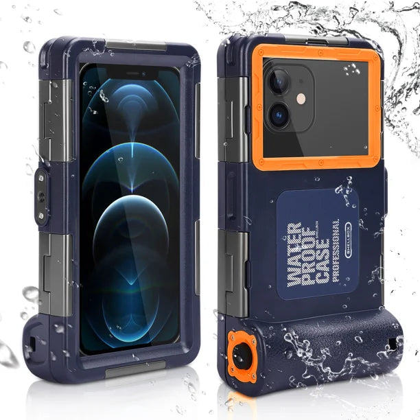 Waterproof Protective Case for Phones Up to 6.9 Inch with Lanyard G914754