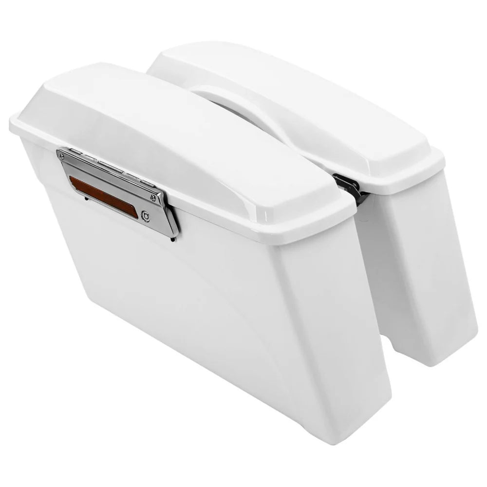 White Hard Saddlebag Trunk N96915