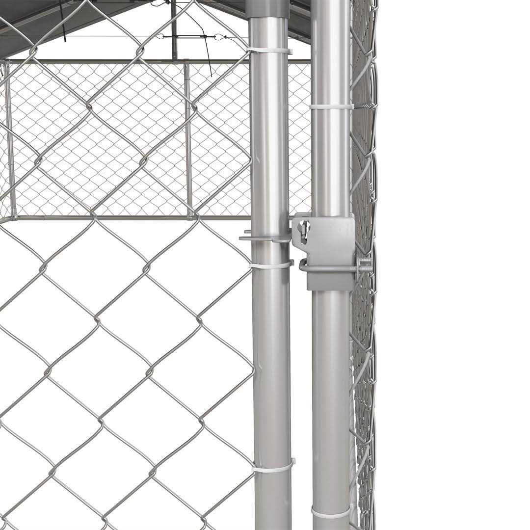 Large Outdoor Dog Kennel with Waterproof UV Resistant Roof K591