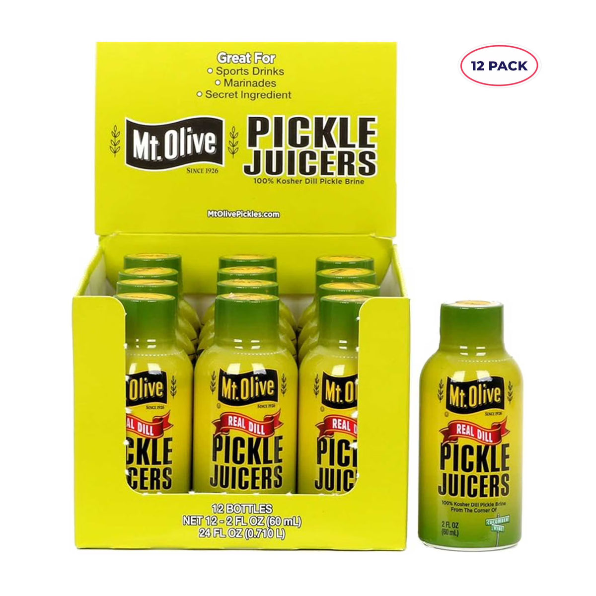 12 pk 2 fl oz Pickle Brine O5684