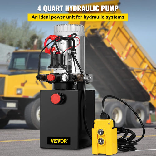 12V/DC Hydraulic Pump Single Acting Solenoid Operation Supply Unit with Remote Controller Power Unit Y918623