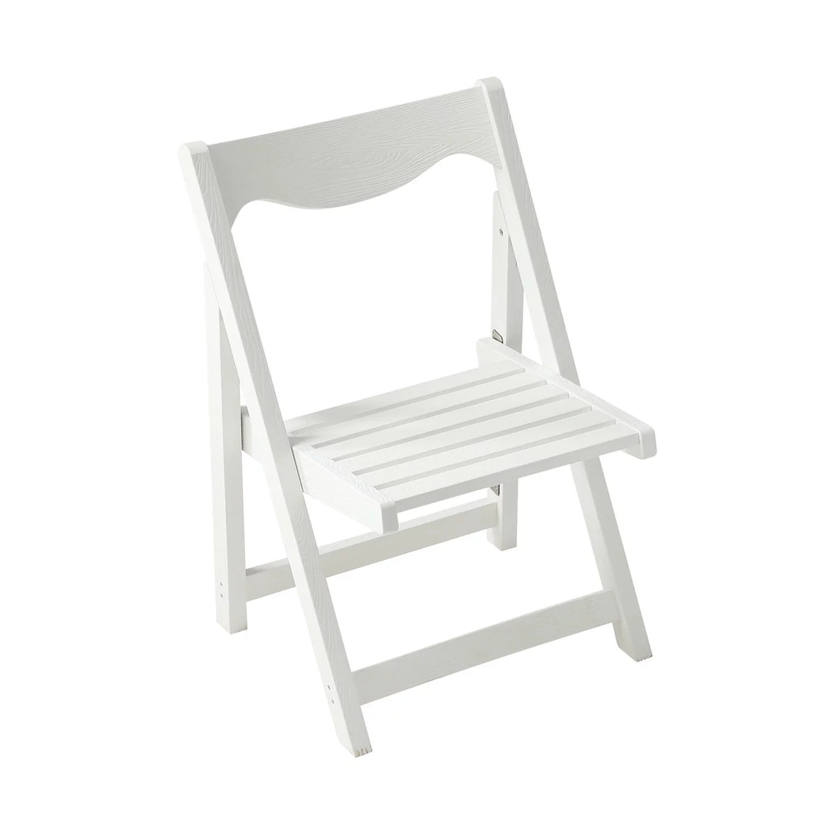Foldable Small Table and Chair Set with 2 Chairs White A852560