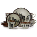 16 Piece Stoneware Dinnerware Set T892661