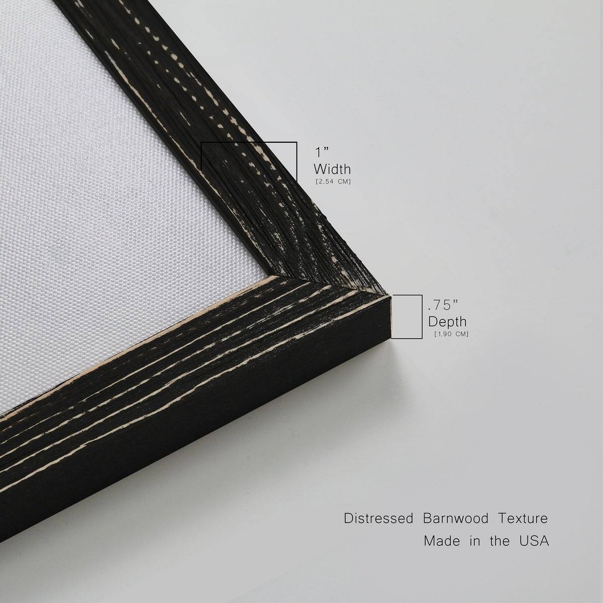 Framed Canvas 31.5x31.5 J1967