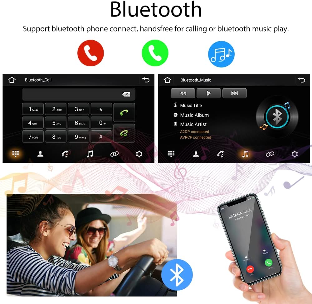 9 Inch Touchscreen Car Stereo with Backup Camera T9470