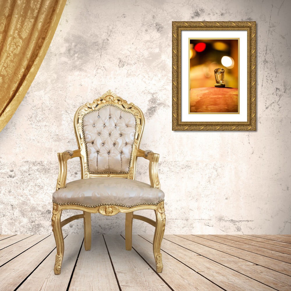 Gold Ornate Wood Framed Art Print J386806