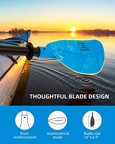 Adjustable Kayak Paddle with Paddle Leash H12019