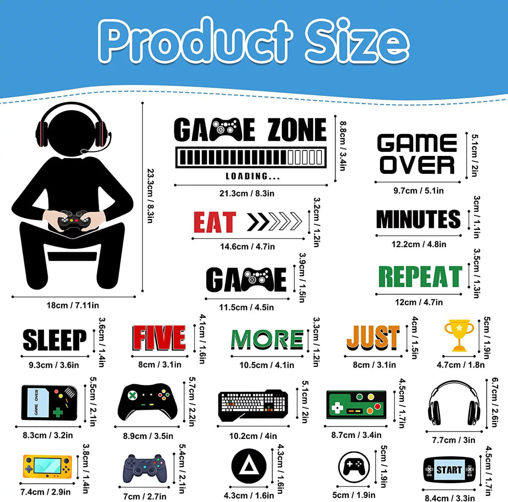 Glow in The Dark Wall Decals H8093