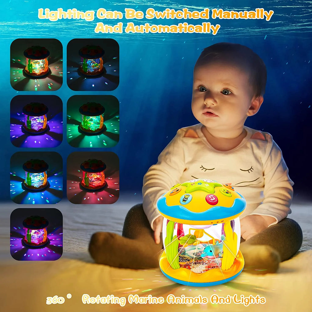 Musical Ocean Rotating Light Up Baby Toys M104