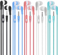 50 Pack Colourful Kids Earbuds with Microphone K884088