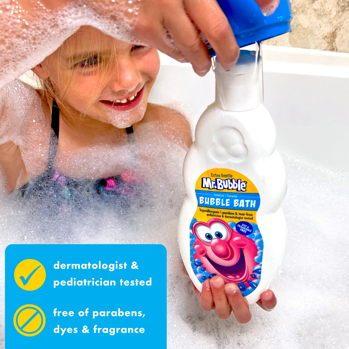 Fragrance Free Bubble Bath for Children, 16 fl oz, 2 Pack I481
