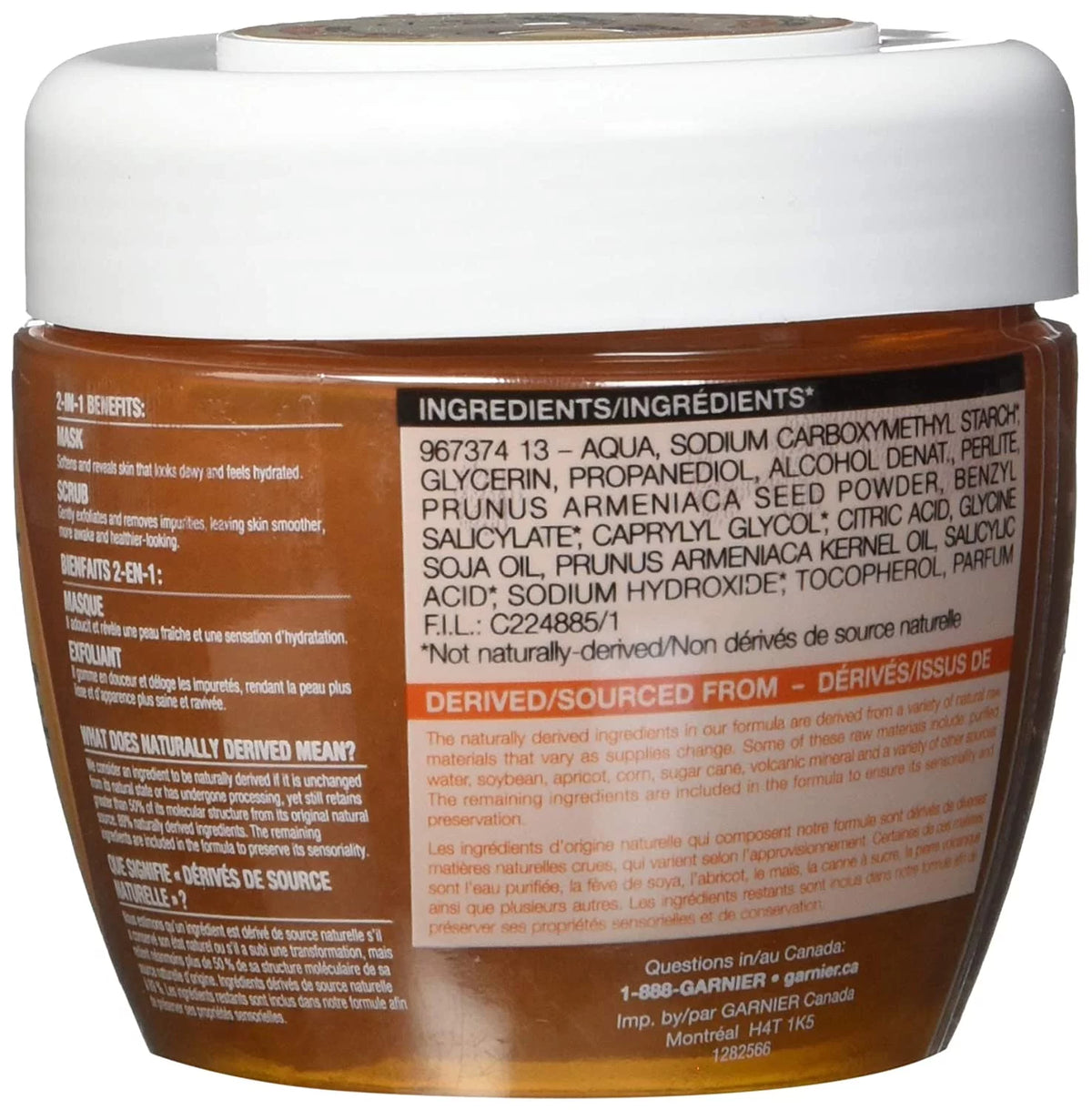 2-in-1 Facial Mask and Scrub O39533