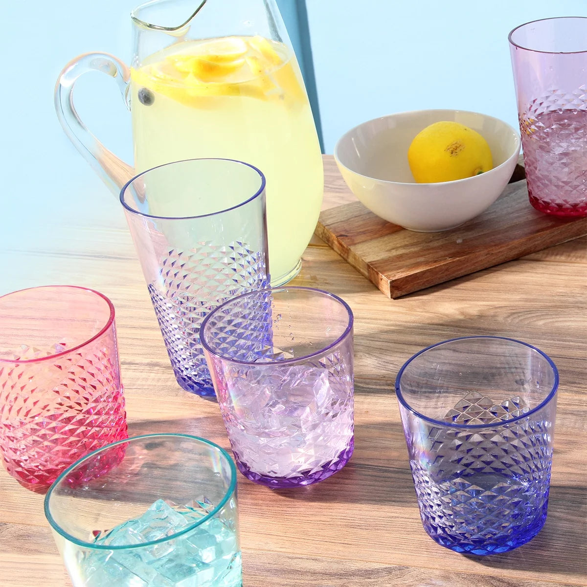 Plastic Tumblers 24 oz 14 oz 8-Pack U3657