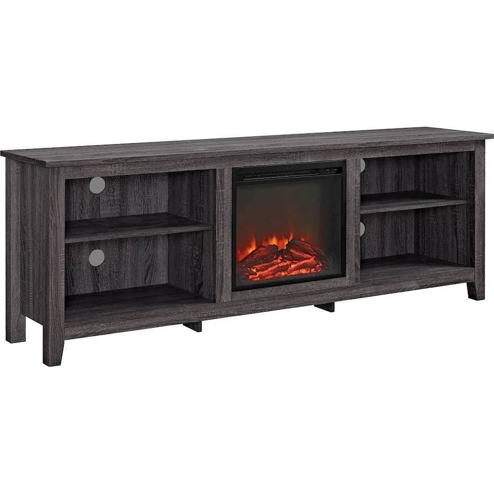 Charcoal Fireplace TV Console R38699