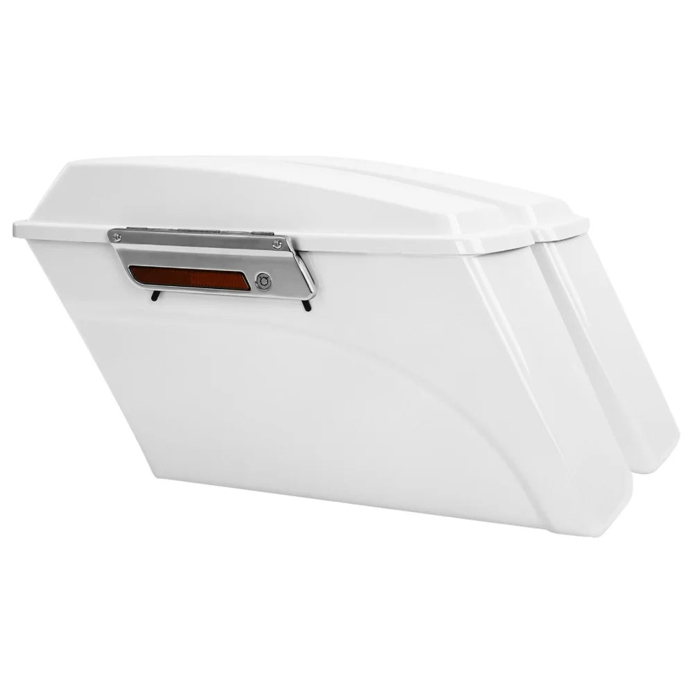 White Hard Saddlebag Trunk N96915